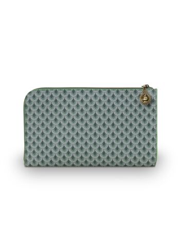 PIP - Cosmetic Zipper Pouch Suki Green 21x12.5cm 2