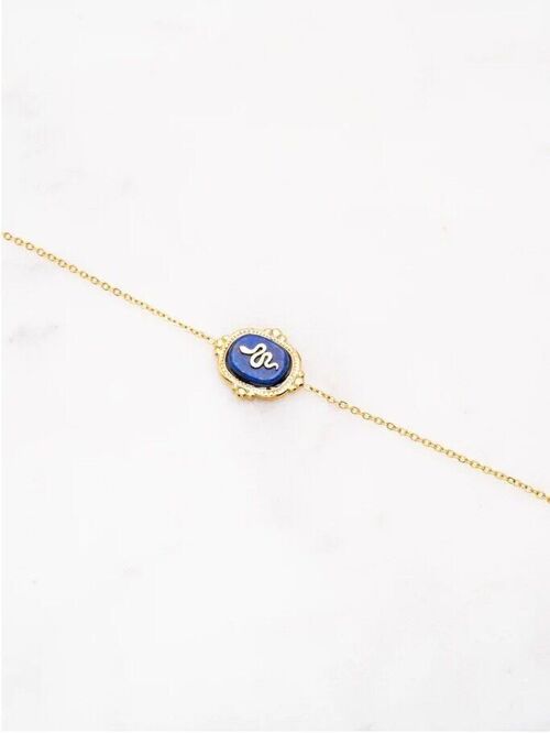 Bracelet Isis - Doré Lapis Lazuli