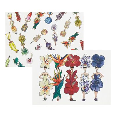FLORAL SIX PACK OF NOTECARDS
