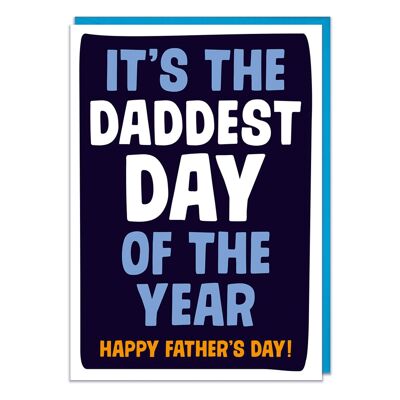 Carte de fête des pères drôle du jour le plus papa de l'année