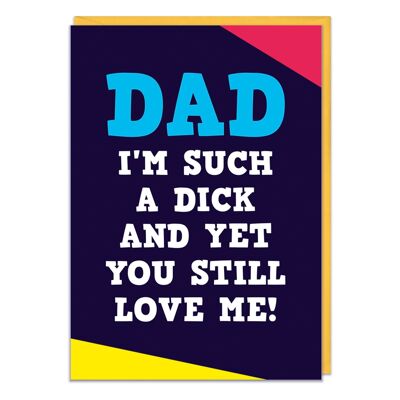 Papa, ich bin so ein Schwanz Lustige Vatertagskarte