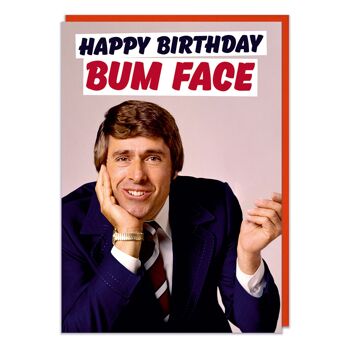 Joyeux anniversaire Bum Face Rude Carte d'anniversaire 2