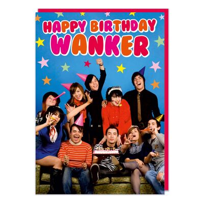 Buon compleanno W*nker Rude Birthday Cards