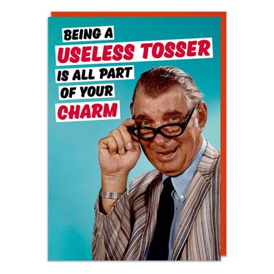 Ser una tarjeta de cumpleaños grosera de Tosser inútil