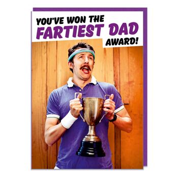 Vous avez remporté le prix du papa le plus fou Funny Card for Dad 2