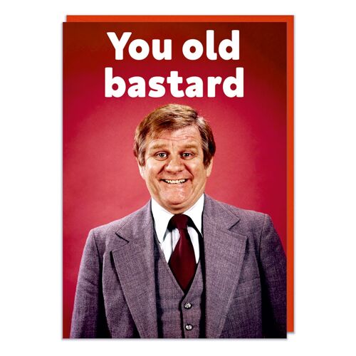 You old bastard rude birthday card