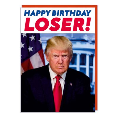 Feliz cumpleaños perdedor tarjeta de cumpleaños divertida
