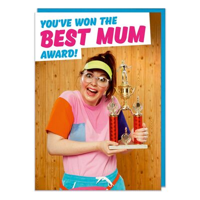 Premio per la migliore mamma Biglietto per la festa della mamma divertente