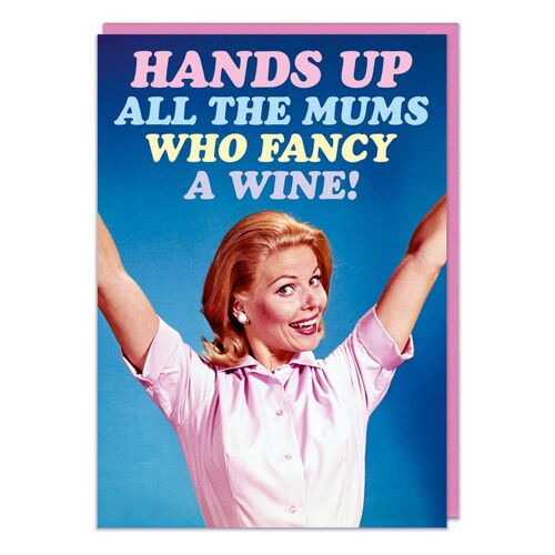 Mums who fancy a wine Funny Mothers Day Card