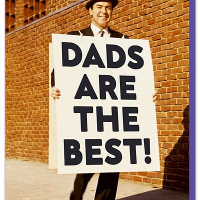 Papas sind die beste Vatertagskarte