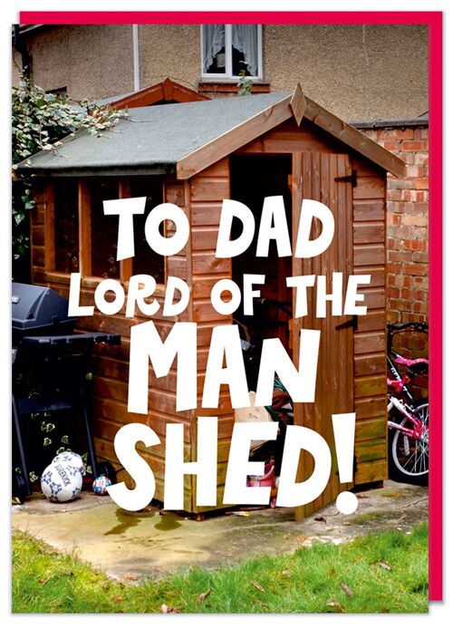 Dad shed Fathers Day Card