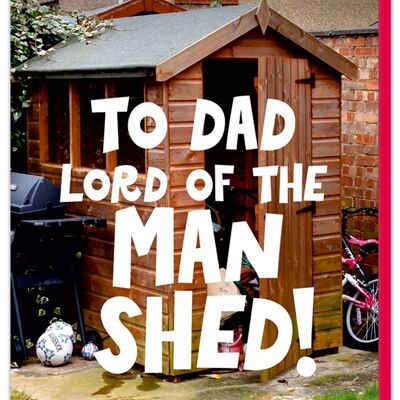 Dad shed Fathers Day Card