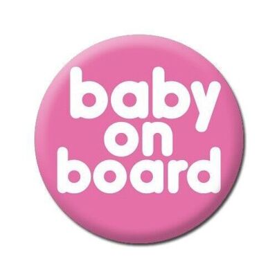 Baby On Board Funny Badge
