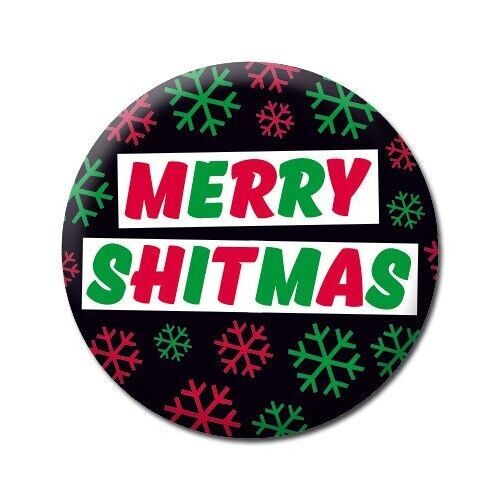 Merry Sh*tmas Rude Christmas Badge