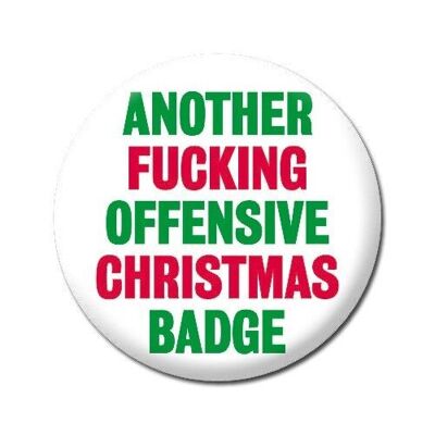 Another F'ing Offensive Christmas Badge