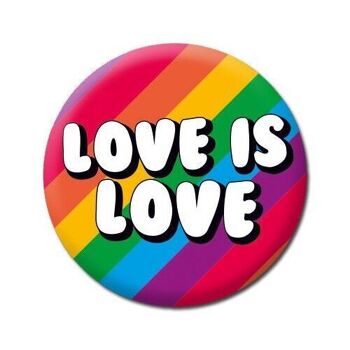 L'amour est l'amour LGBTQ Badge 2