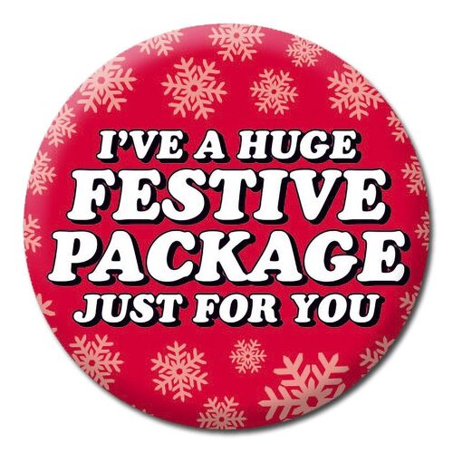 Festive package Christmas Badge