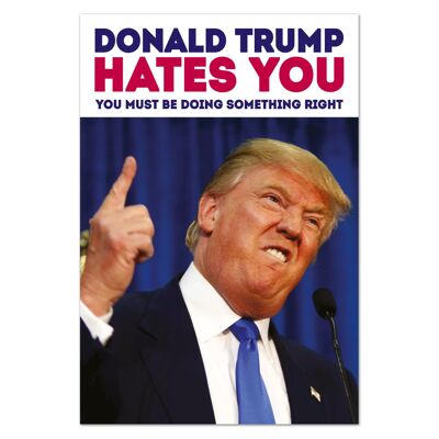 Donald Trump Hates You Funny Fridge Magnet
