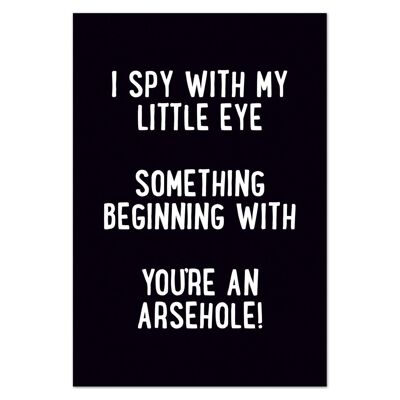 I Spy With My Little Eye Rude Fridge Magnet