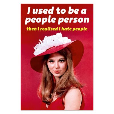 I used to be a people person Funny Fridge Magnet