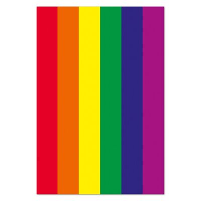 Magnete frigo divertente bandiera arcobaleno