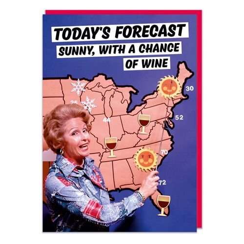Today's Forecast (LARGE CARD) Funny