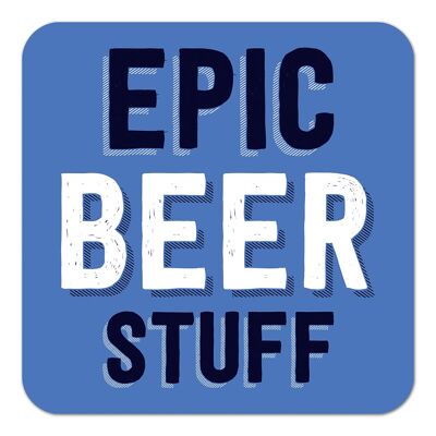 Epischer Bier-Zeug-lustiger Untersetzer