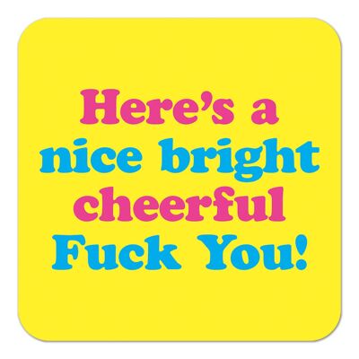 Nice bright cheerful Rude Coaster