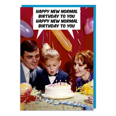 Joyeux nouvel anniversaire normal à vous carte