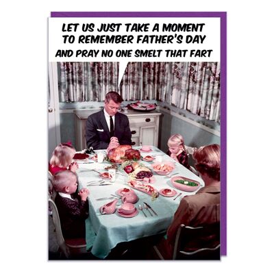 Smelt that fart Funny Fathers Day Card