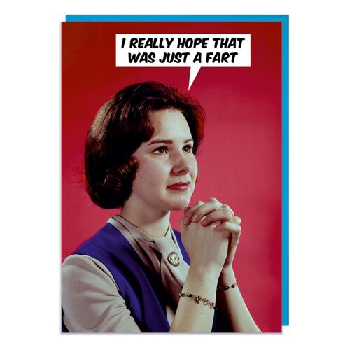 Just a Fart Funny Birthday Card