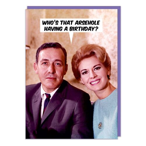Arsehole with a Birthday Rude Birthday Card