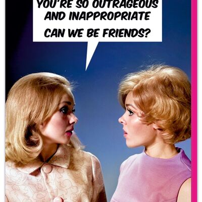 Can we be friends Greeting Card