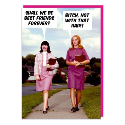 Shall We Be Best Friends Forever? Funny Birthday Card