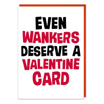 Même les W*nkers Rude Valentines Card 2