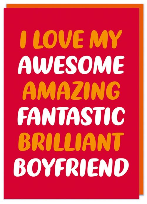 Brilliant boyfriend Valentines Card