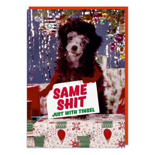 Same Sh*t Rude Christmas Card