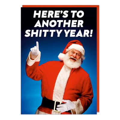 Another sh*tty year Funny Christmas Card
