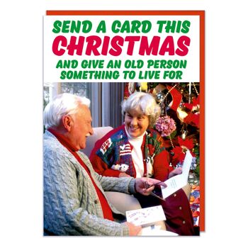 Donnez à une personne âgée quelque chose à vivre pour Funny Christmas Car 2