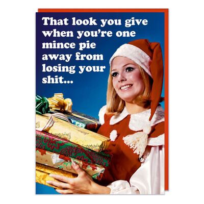 Diesen Blick gibst du der unhöflichen Weihnachtskarte