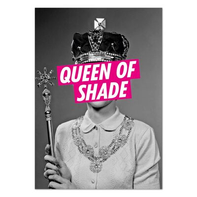 Queen Of Shade Funny Postcard