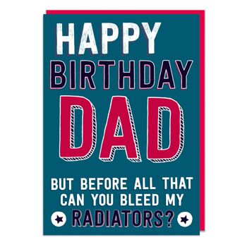 Joyeux anniversaire papa - mais avant tout ce drôle de carte d'anniversaire 2