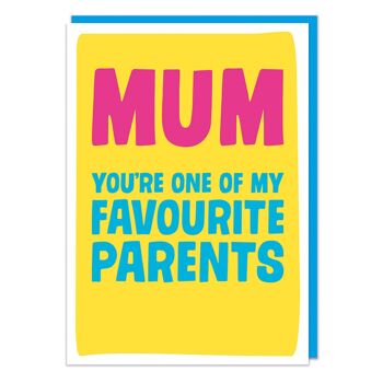 Maman, tu es l'un de mes parents préférés Funny Mother's Day Ca 2