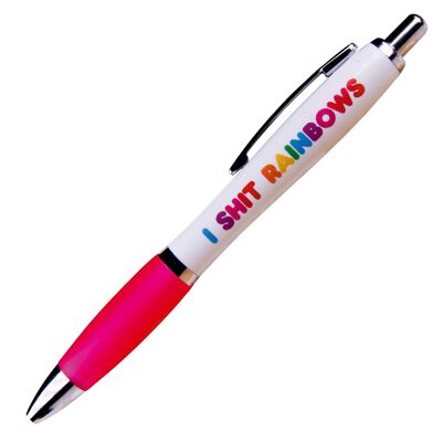 I Sh*t Rainbows Funny Pen