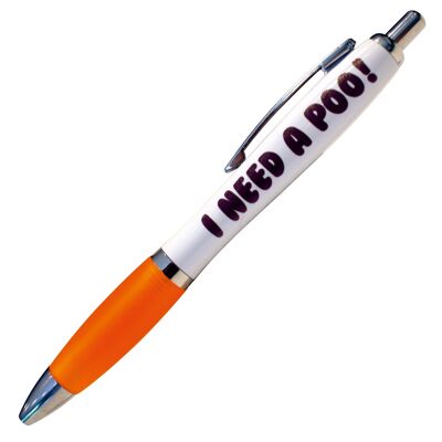 I Need A Poo! Funny Pen