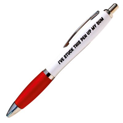 Stecken Sie diesen Stift in meinen Hintern. Lustiger Stift