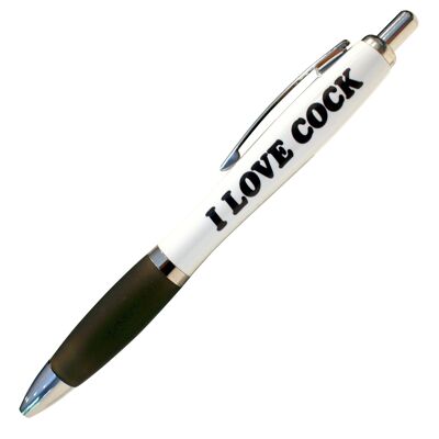 I Love Cock Funny Pen