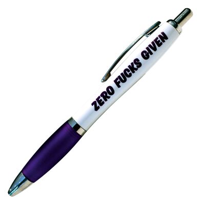 Zero F *** s étant donné un stylo grossier