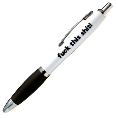 Scheiß auf diesen scheiß unhöflichen Stift