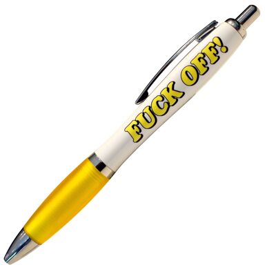 Verpiss dich mit unhöflichem Stift